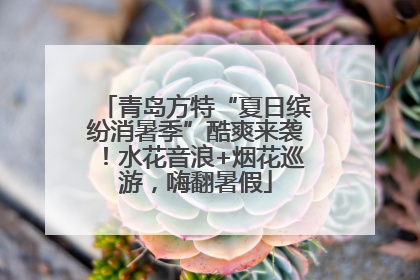 青岛方特“夏日缤纷消暑季”酷爽来袭！水花音浪+烟花巡游，嗨翻暑假