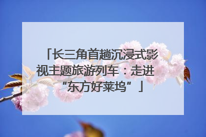 长三角首趟沉浸式影视主题旅游列车：走进“东方好莱坞”