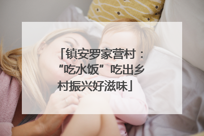 镇安罗家营村：“吃水饭”吃出乡村振兴好滋味