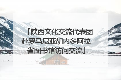 陕西文化交流代表团赴罗马尼亚胡内多阿拉省图书馆访问交流