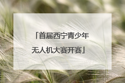 首届西宁青少年无人机大赛开赛