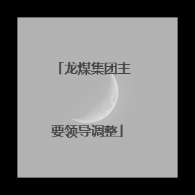龙煤集团主要领导调整