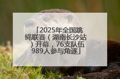 2025年全国跳绳联赛（湖南长沙站）开幕，76支队伍989人参与角逐
